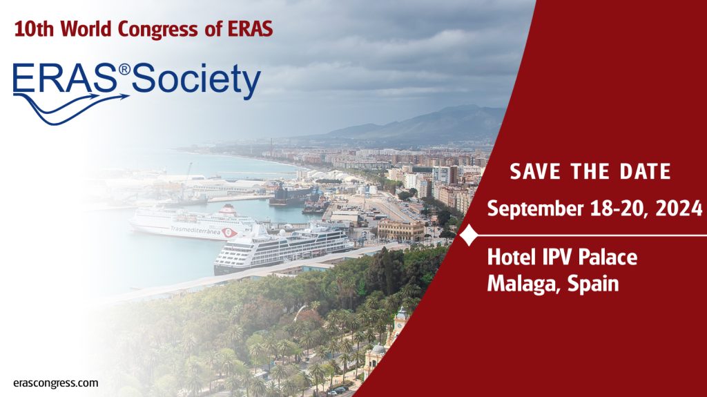 10th ERAS World Congress September 18-20th 2024, Malaga, Spain.