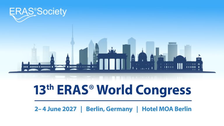 13th ERAS World Congress 2nd-4th June 2027, Berlin.